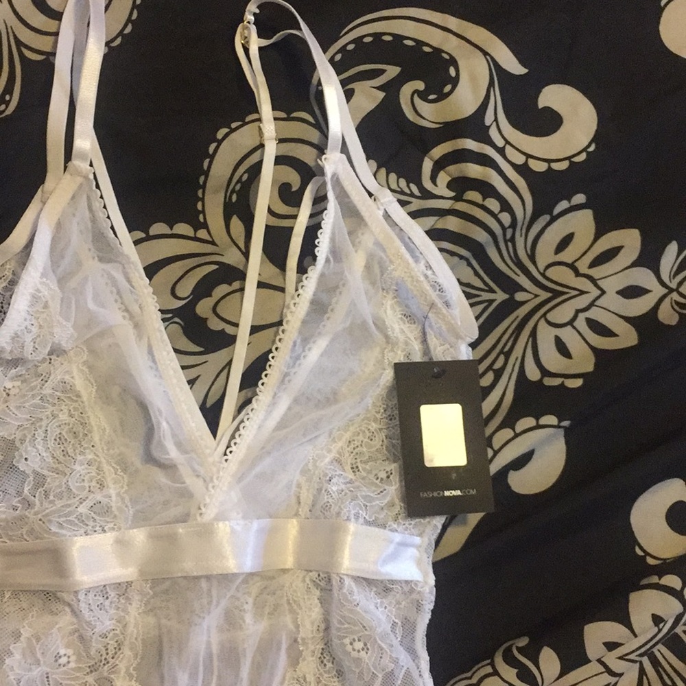 All white top